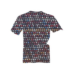 004多色五彩反光印花