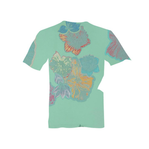 007多色五彩反光印花